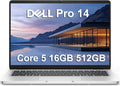 Dell Pro 14 (Next Gen Latitude 5450) Business Laptop (14' FHD+ Anti-Glare, Intel 10-Core 5 120U, 16GB DDR5, 512GB SSD), 1080p IR Webcam, Backlit, Thunderbolt 4, Wi-Fi 6E, Win 11 Pro, Silver, PC14250