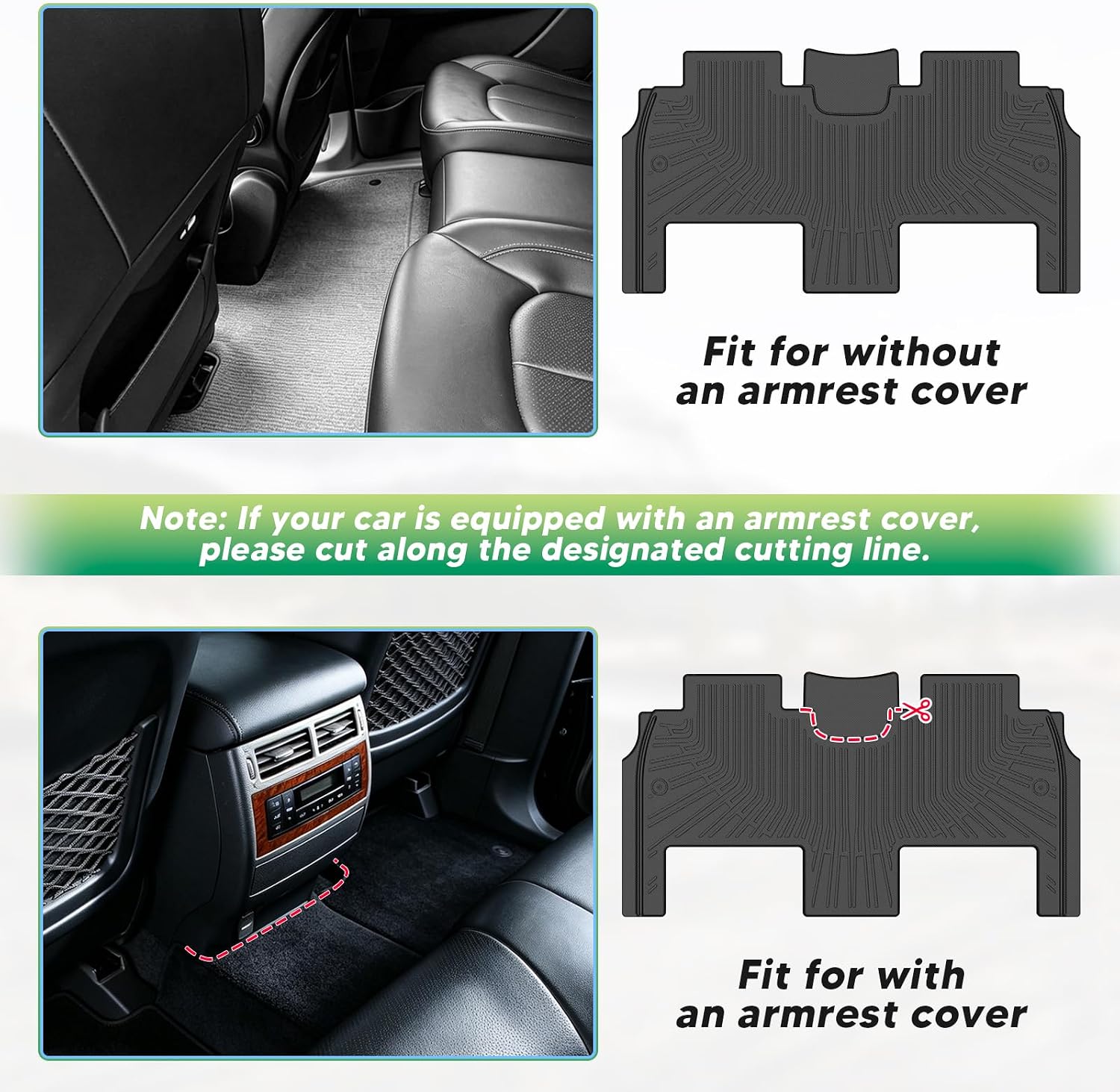 Cartist Floor Mats for Chrysler Pacifica Hybrid 2017-2026, All Weather Cargo Liner for Pacifica Accessories, Heavy Duty TPE Car Mats, Car Accessories