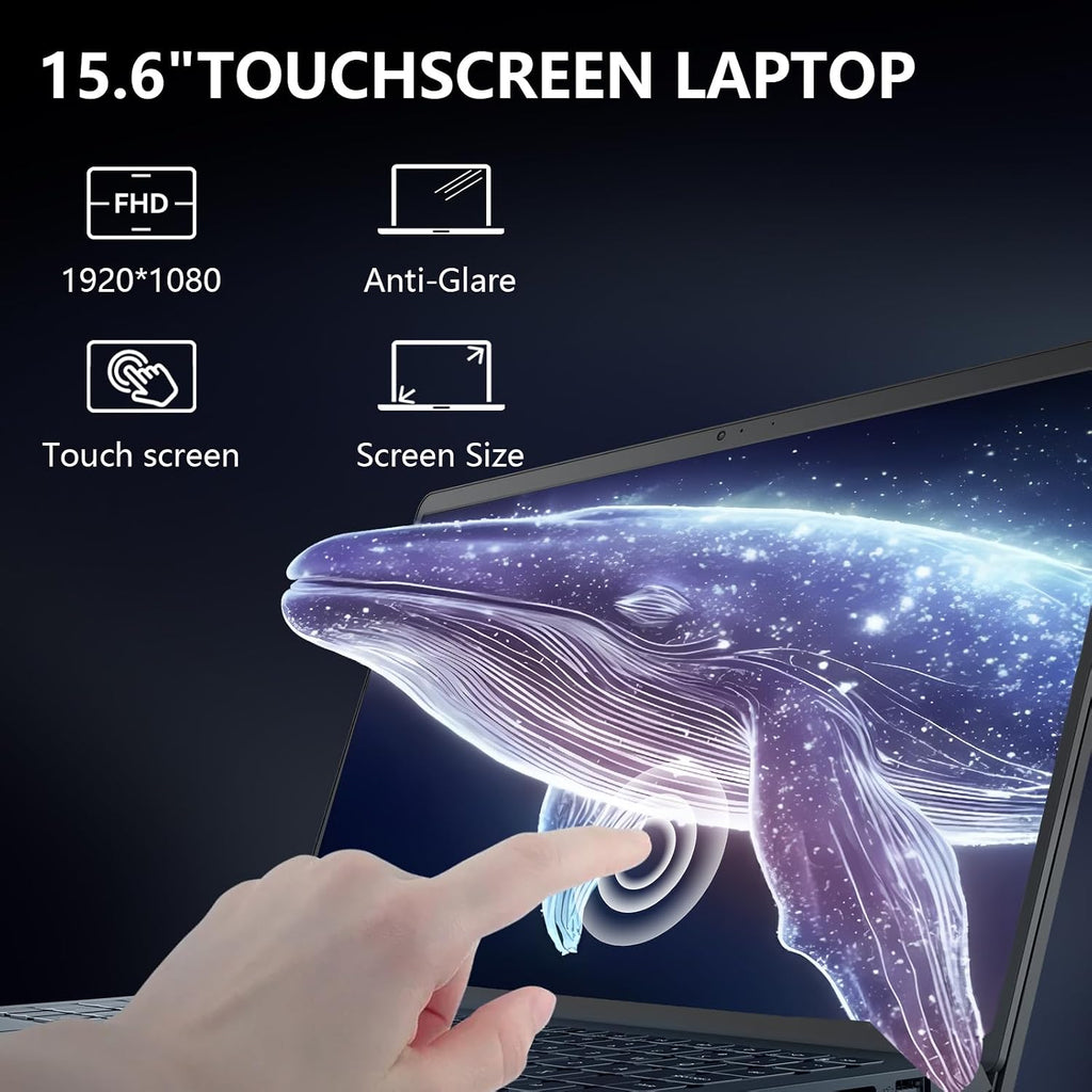 Dell Inspiron 15.6' FHD Touchscreen Laptop Computer, 13th Gen Intel 10-Core i5-1334U, 32GB DDR4 RAM, 1TB PCIe SSD, WiFi 6, Bluetooth, Type-C, HDMI, Black, Windows 11 Home