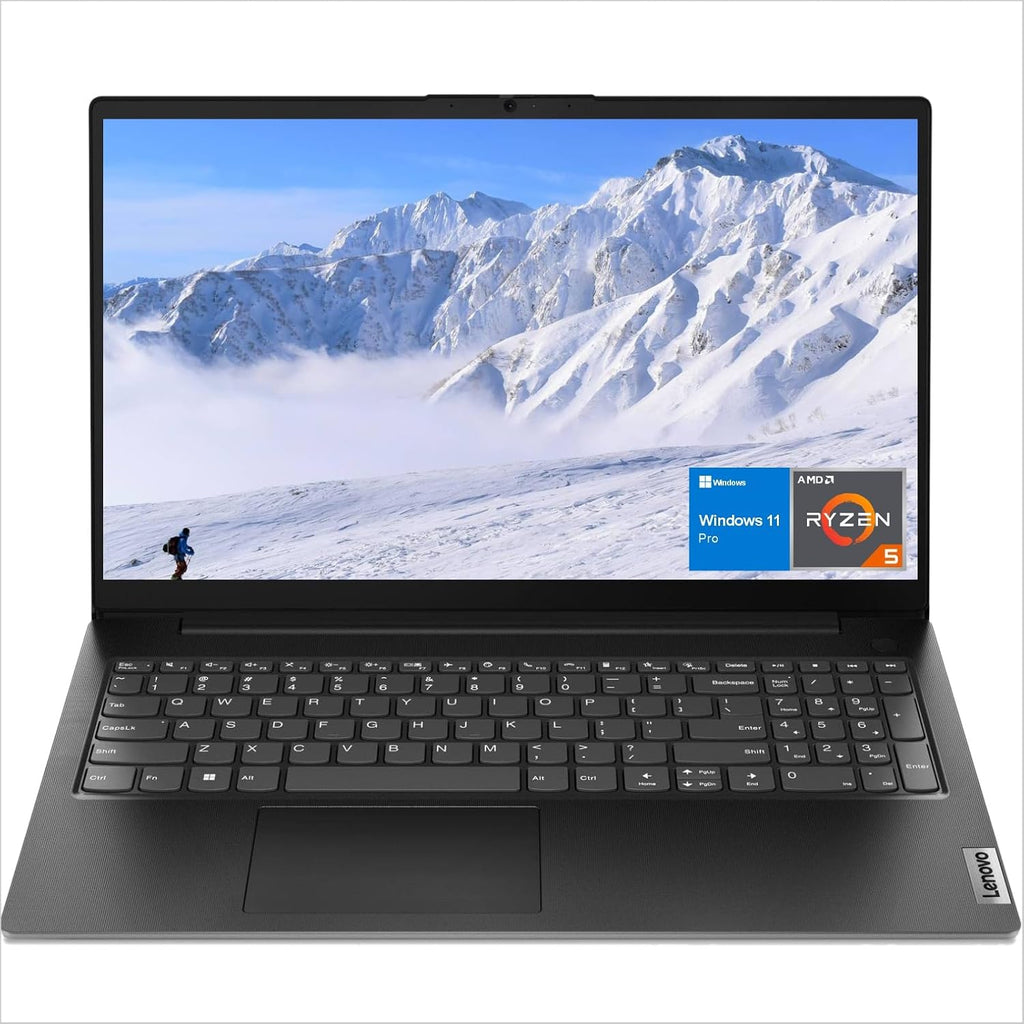 Lenovo V15 Business Laptop | Multi-cores AMD Ryzen 5 7000 Series (Beats i7-1165G7) | 15.6' FHD Anti-Glare(1920 x 1080) | 16GB RAM | 2TB SSD | Long Battery Life | Military Durability | Win 11 Pro