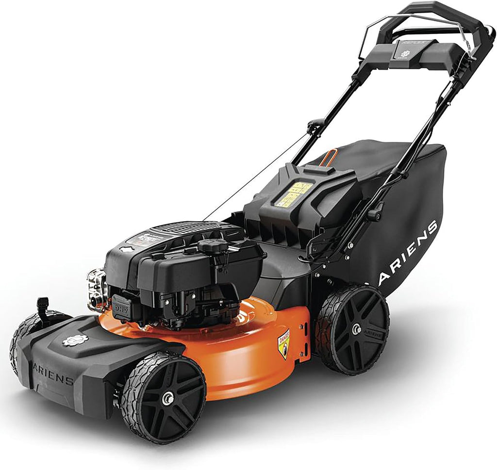 Ariens Razor 21 Inch Self Propelled Lawn Mower with Dual Blades and Reflex Speed Control, 7 Cutting Positions, Vertical Storage, Alloy Steel