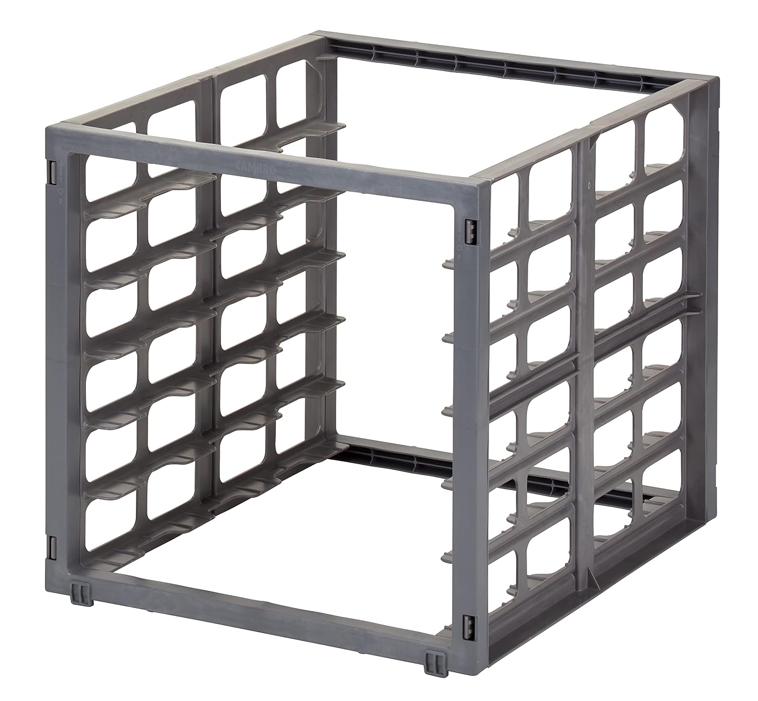 Cambro Cbupr1826S6580 Camshelving Ultimate Sheet Pan Rack for Single Shelf - Basics Plus Series Brushed Graphite 1 Each