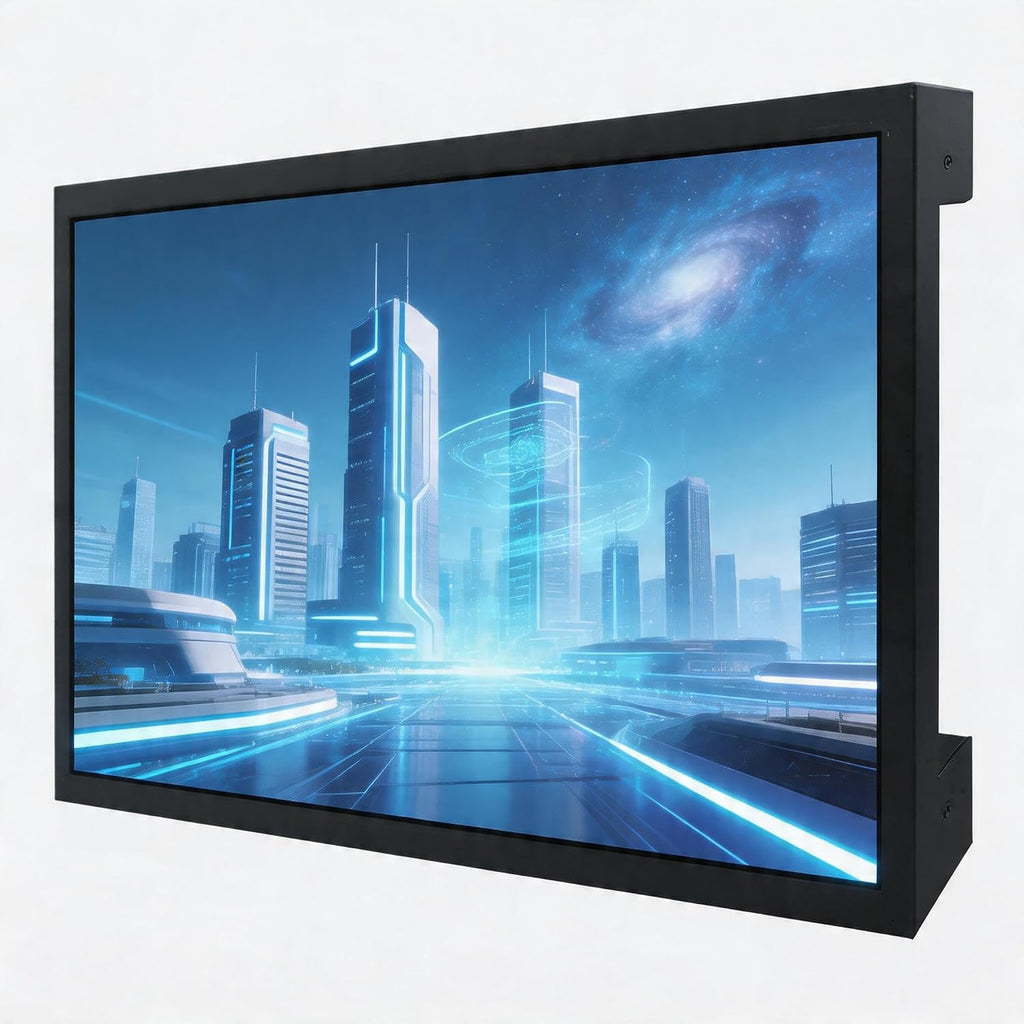 VSDISPLAY 21.5 Inch 1920x1080 IPS LCD Industrial Monitor 1000 Nits High Brightness Supports H/D/DVI/VGA Video Inputs,for Outdoor Display