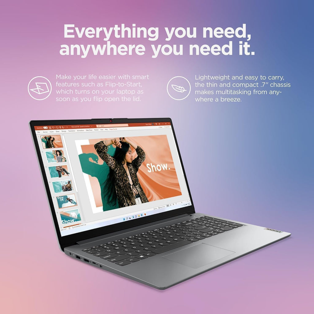 Lenovo IdeaPad Laptop 2025 Flagship 15.6' FHD IPS Touchscreen Computer, 16GB RAM, 1TB Storage (500GB SSD + 500GB Ext.), 6-Core Intel i3, WiFi 6, HubxcelAccessory, Win 11 Pro with Lifetime MS Office