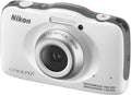 Nikon COOLPIX S32 Waterproof Shockproof Compact Digital Camera - White