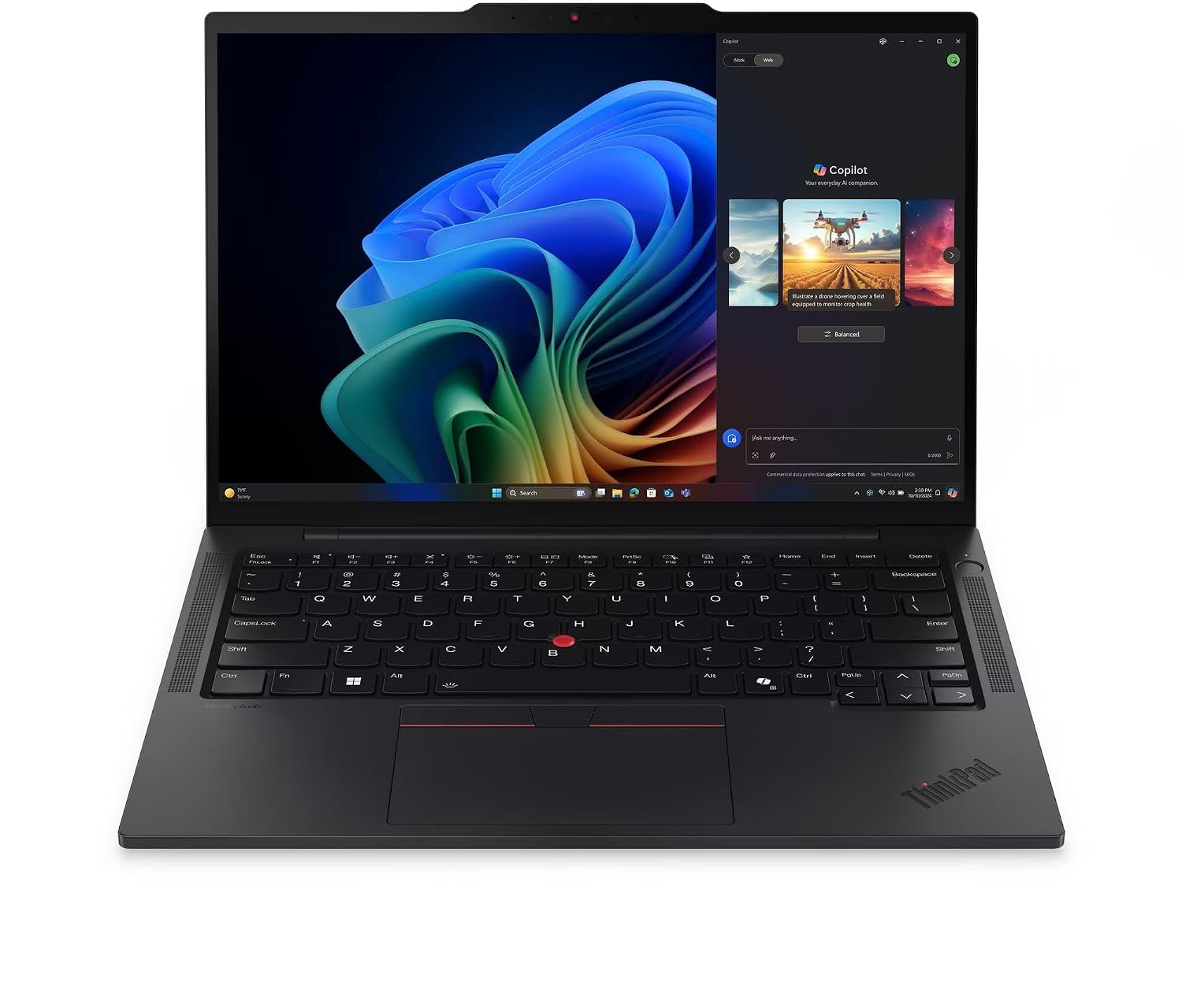 Lenovo 2025 ThinkPad T14s Gen 6 Copilot+ Laptop with AMD Ryzen AI 7 PRO 350 Processor, 14' WUXGA IPS 400-Nits Touchscreen Display, 32GB LPDDR5X-7500MT Memory, 1TB SSD, Wi-Fi 7, and Windows 11 Pro