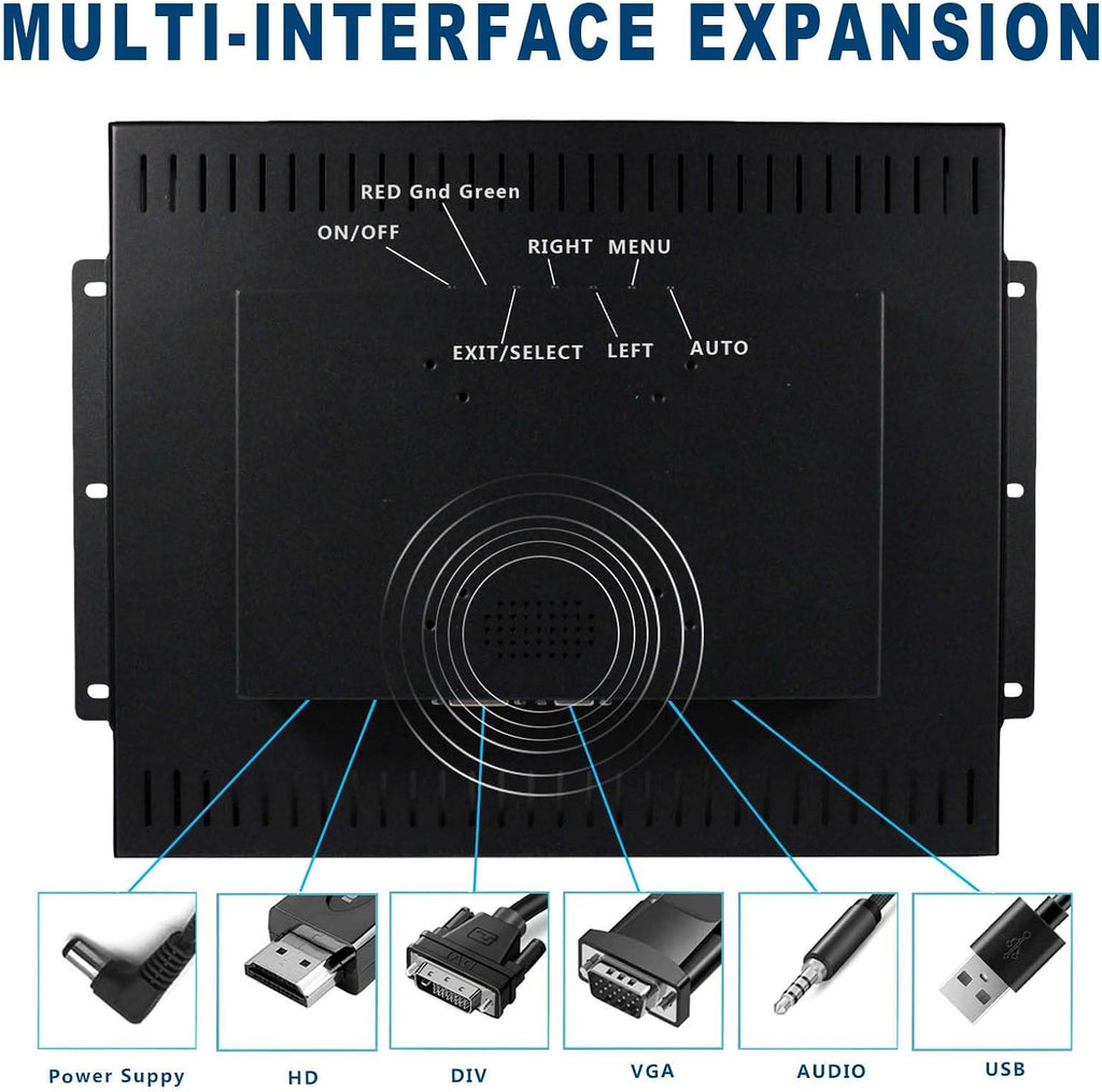 VSDISPLAY 17 Inch 1280x1024 LCD Touchscreen Monitor with VGA DVI Interface 4:3 Industrial Display Used for Outdoor High Brightness