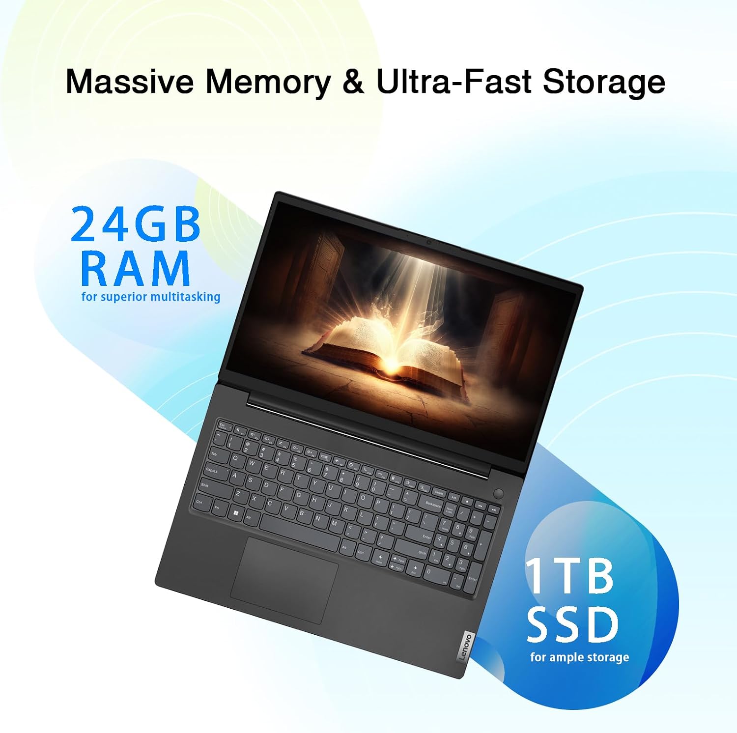 Lenovo V15 Business Laptop | Intel Pentium N6000 4-core Processor | 15.6 FHD (1920 x 1080) | 24GB RAM | 1TB PCIe SSD | WiFi-6 | Ethernet RJ-45 | Military Durability | Anti-Glare | Windows 11 Pro