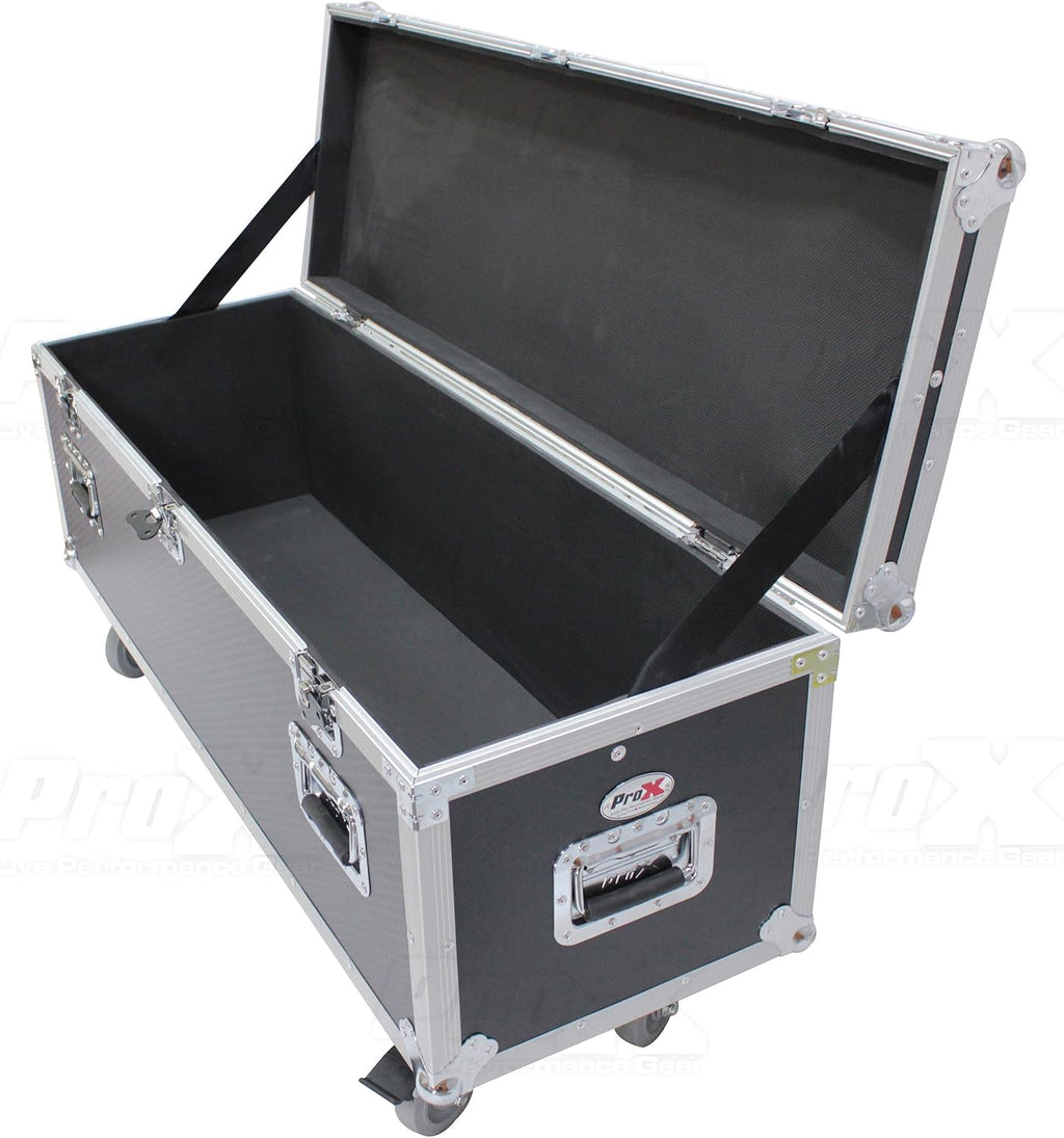 ProX XS-UTL10W ATA Utility Flight Travel Heavy-Duty Storage Road Case with 4' in casters – 47.5'x16'x16' Exterior