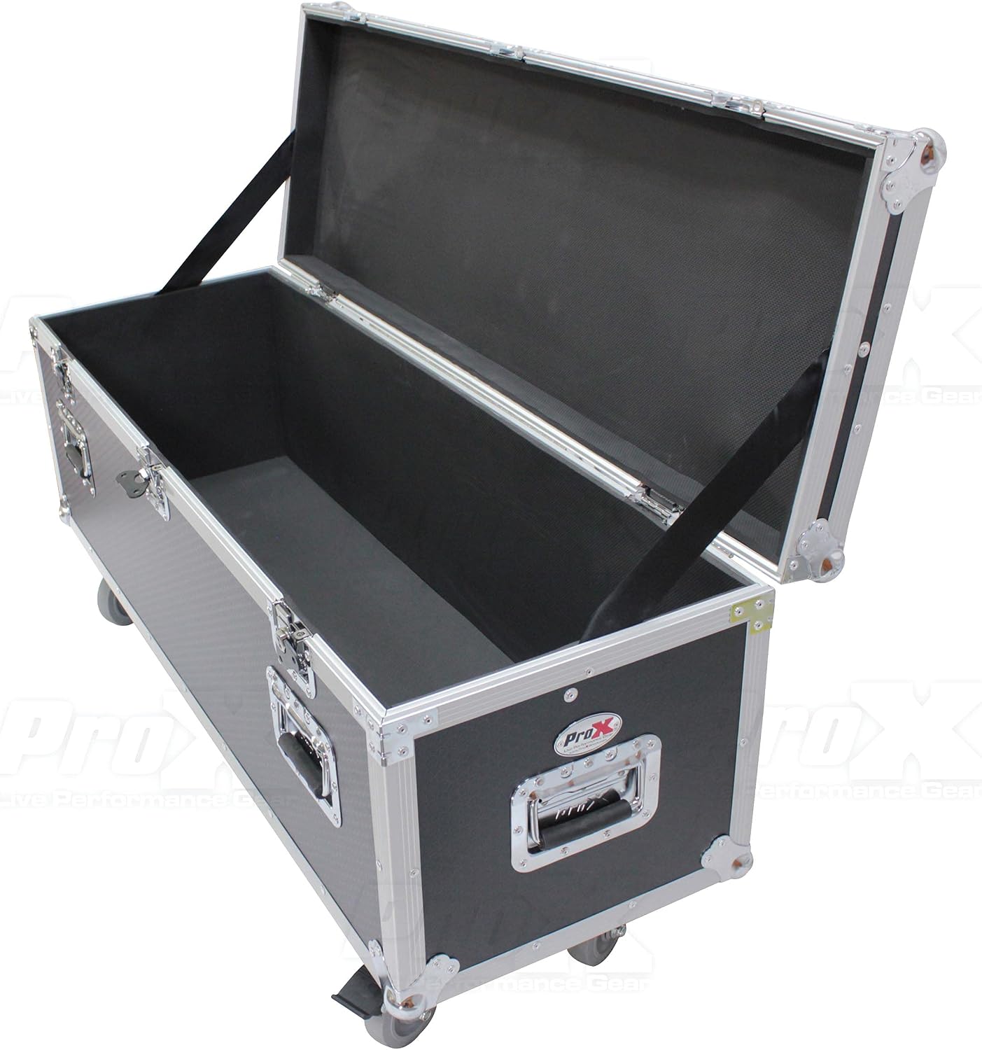 ProX XS-UTL10W ATA Utility Flight Travel Heavy-Duty Storage Road Case with 4' in casters – 47.5'x16'x16' Exterior