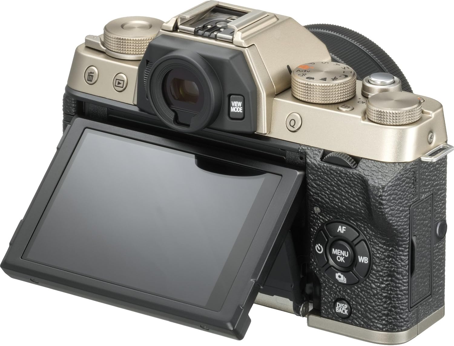 Fujifilm X-T100 Mirrorless Digital Camera, Champagne Gold (Body Only)