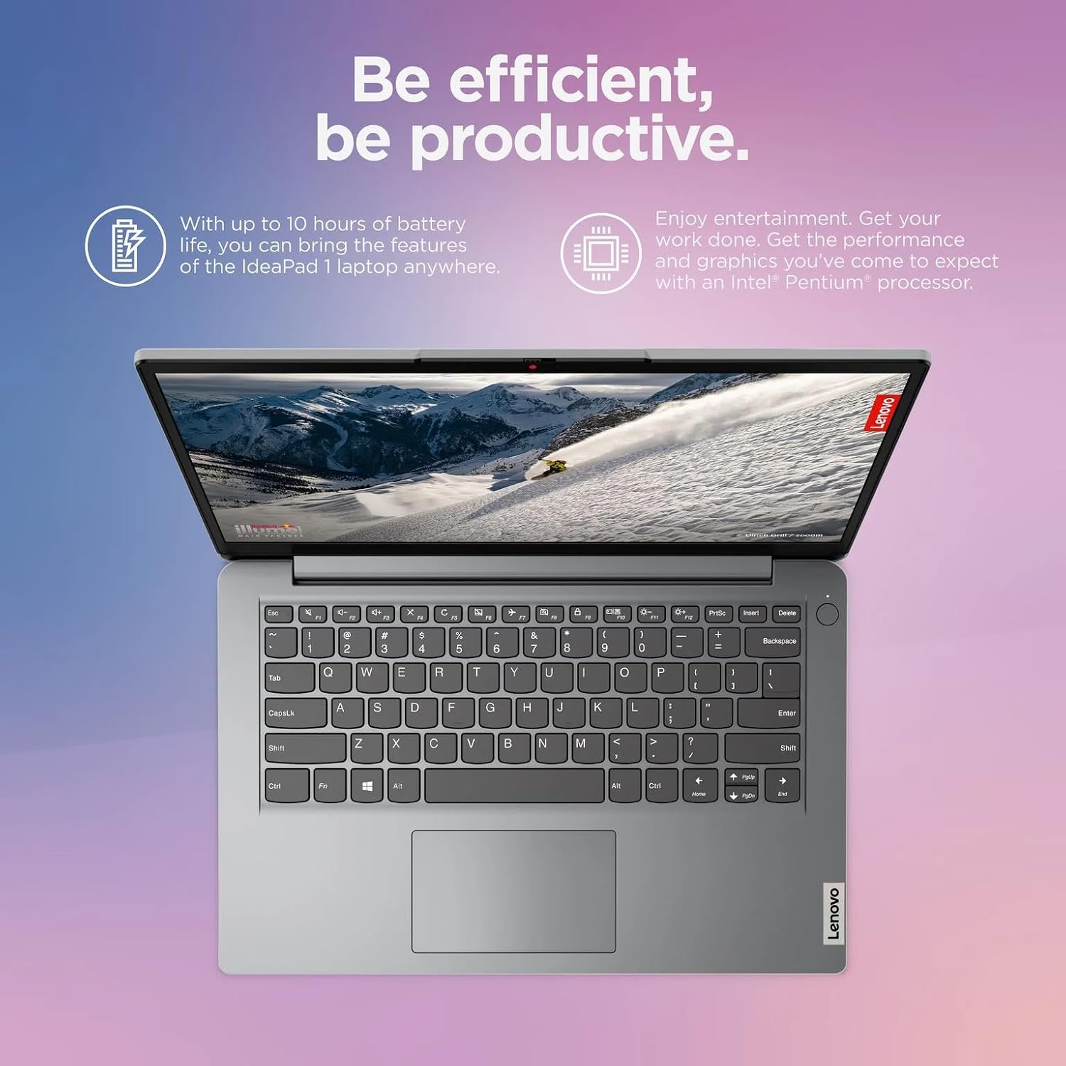 Lenovo IdeaPad 14' Laptop Computer 2025, 36GB RAM, 1.6TB Storage (1TB SSD +128GB eMMC +500GB Ext), Intel Core Processor, UHD Graphics, Long Battery WiFi-6, MarxsolAccessory, 1-Yr Office 365, Win 11