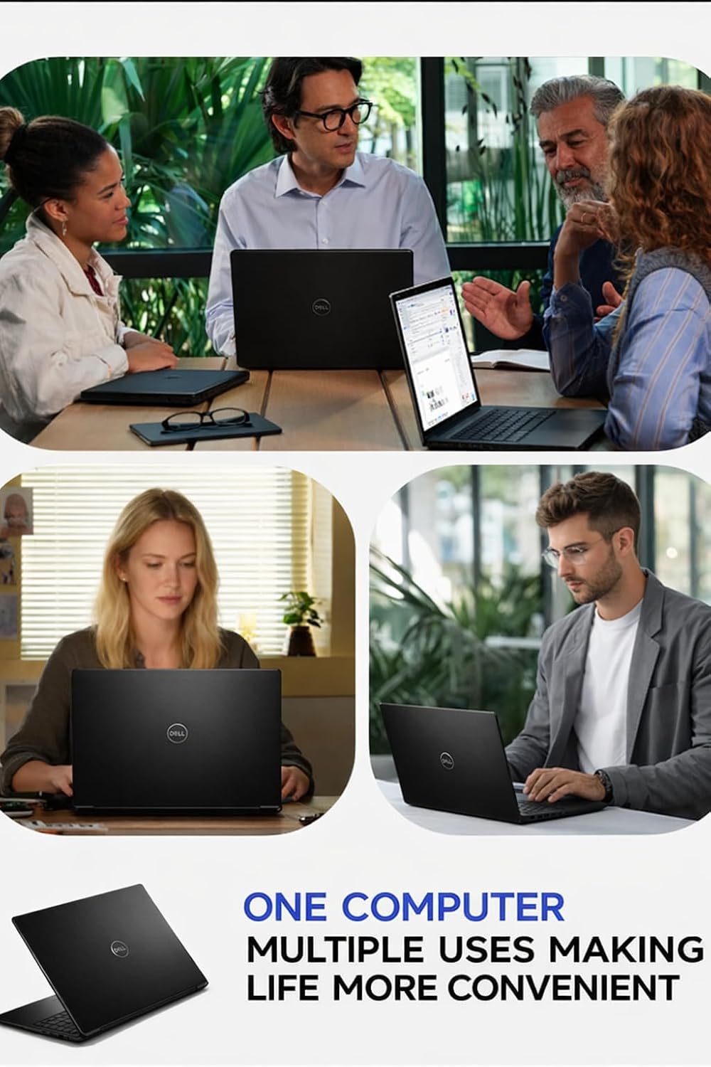 Dell Inspiron 15 3530 Touchscreen Laptop - 32GB DDR4 RAM, 1TB SSD, 15.6' FHD IPS Display, Intel i5-1334U, Windows 11 Pro, AI Copilot, Wi-Fi, Numeric Keypad, Webcam, for Business & Students