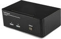 StarTech.com Dual Monitor DisplayPort KVM Switch - 2 Port - USB 2.0 Hub - Audio and Microphone - DP KVM Switch , TAA (SV231DPDDUA)