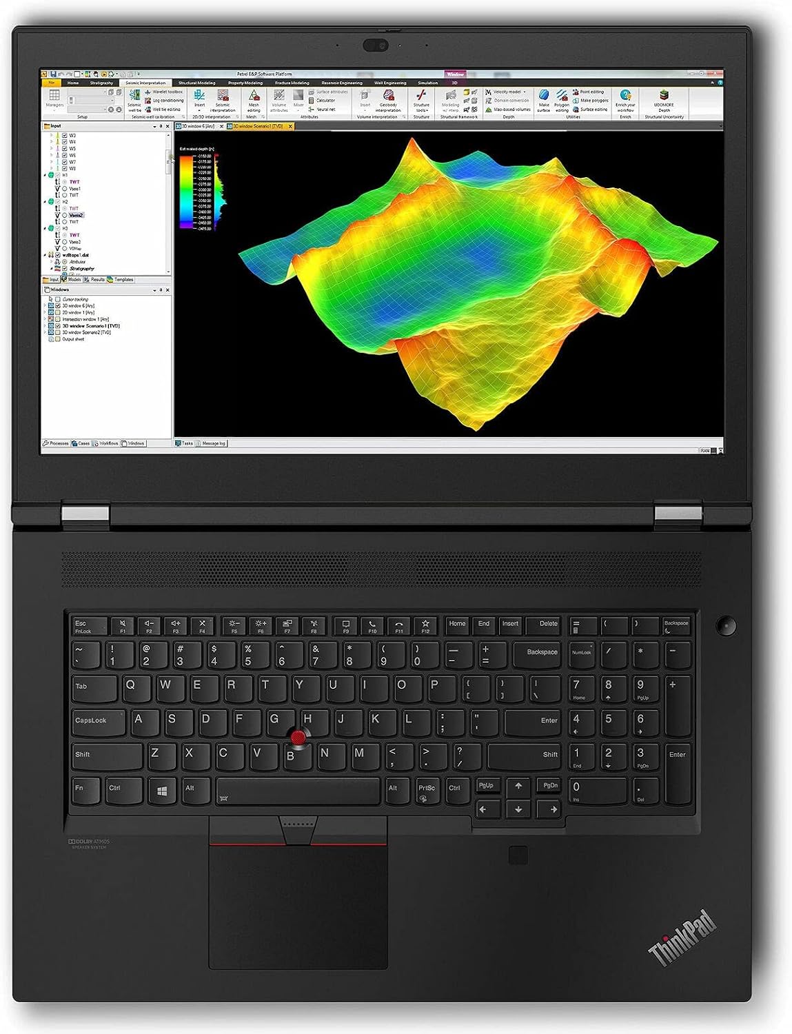Lenovo Thinkpad P17 Mobile Workstation Laptop (17.3' FHD IPS, Intel 6-Core i7-10750H, 64GB RAM, 2TB SSD, Quadro T2000 4GB Graphics), Backlit KB, Fingerprint, Webcam, Thunderbolt 4, Win11 Pro, Black