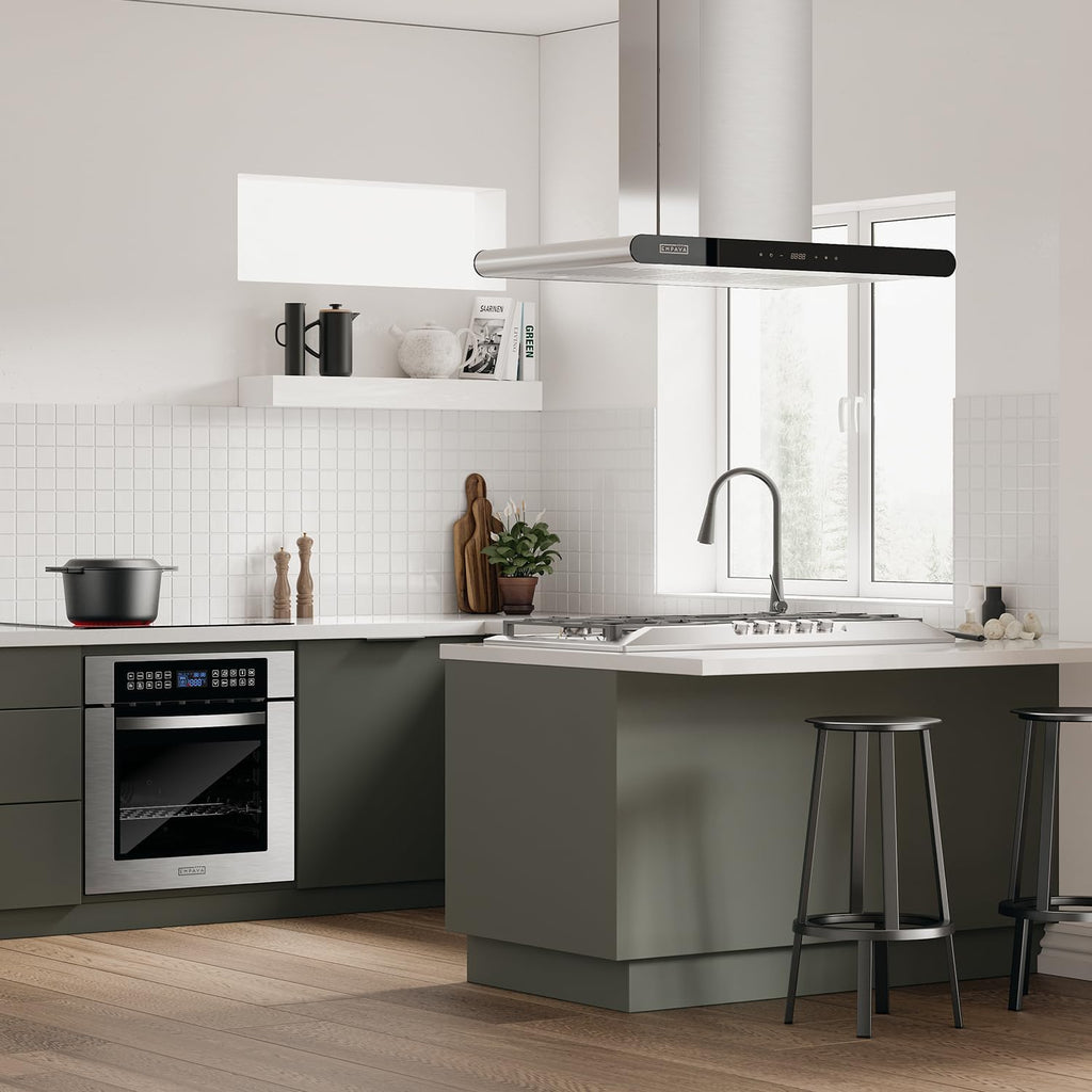 Empava 36 Gas Cooktop with 5 Italy Sabaf Sealed Burners NG/LPG Convertible in Stainless Steel Model 2020, 30 inches