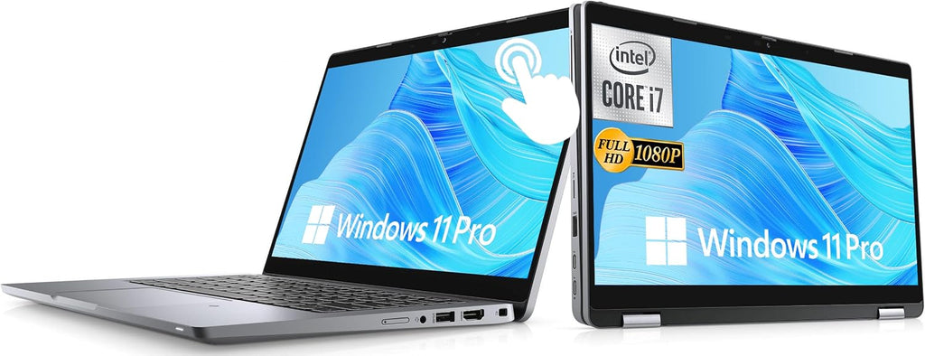 Dell Latitude 5320 2-in-1 13.3' FHD Touchscreen Laptop Computer, Quad Core i7-1185G7, 16GB DDR4 RAM, 512GB SSD, Backlit Keyboard, HDMI, Windows 11 Pro (Renewed)