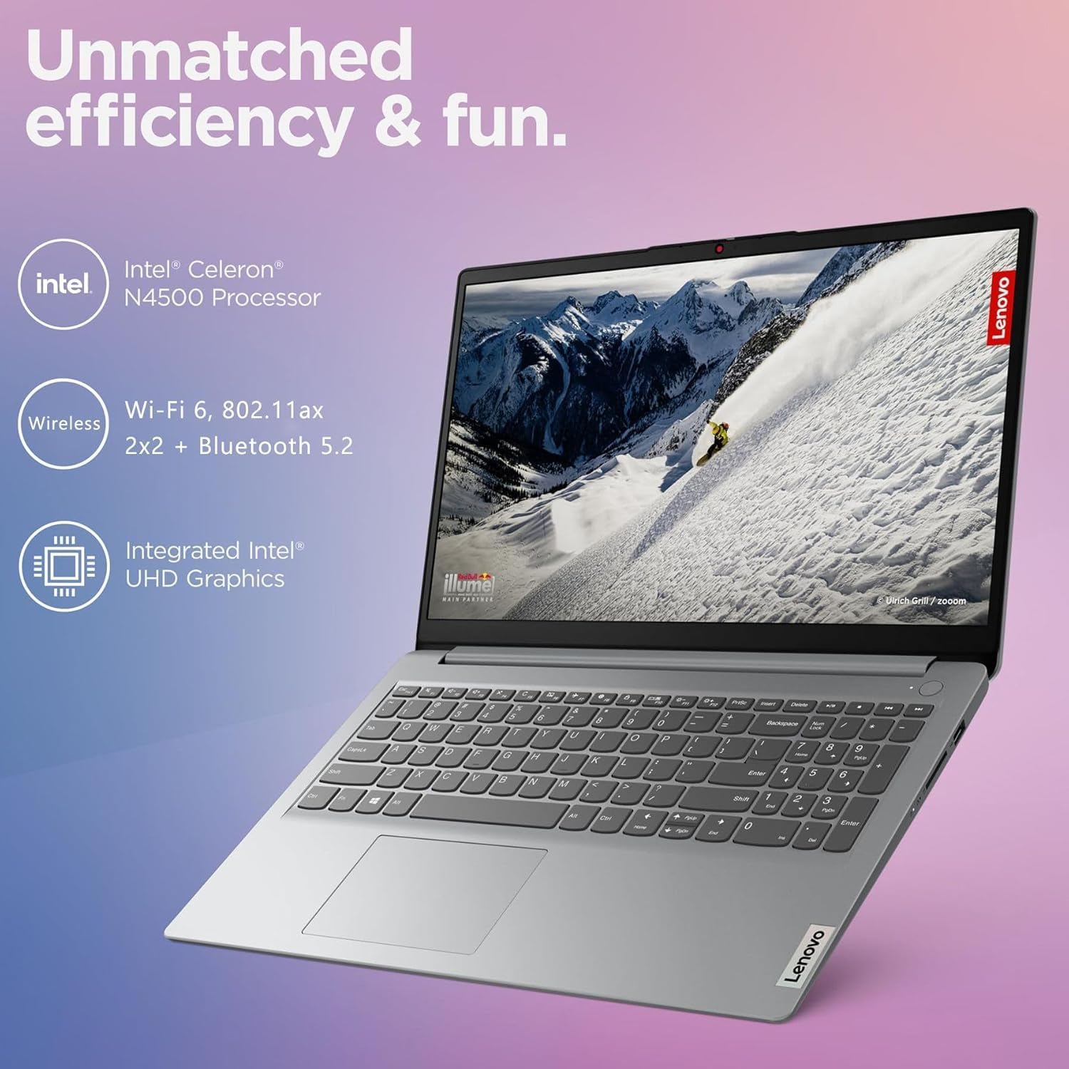 Lenovo Premium Series 15.6' IdeaPad Laptop | 12GB RAM | 256GB PCIe SSD | 1 Year Office 365 w/ 1TB Cloud Storage | Ready for Business & Academics | Intel Core | Wi-Fi 6 | Windows 11