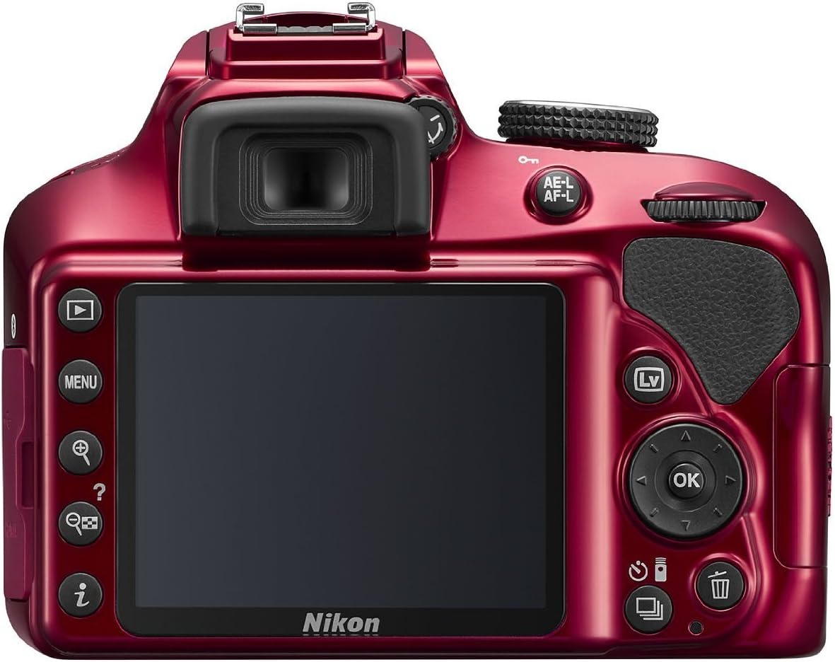 Nikon D3400 w/ AF-P DX NIKKOR 18-55mm f/3.5-5.6G VR (Red)