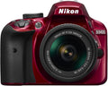 Nikon D3400 w/ AF-P DX NIKKOR 18-55mm f/3.5-5.6G VR (Red)