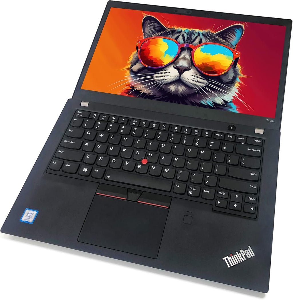 Lenovo ThinkPad T480s Windows 11 Pro Laptop Computer, 14' FHD (1920x1080) Business Laptop, Intel Core i5-8350, 16GB RAM, 256GB SSD, Type-C, Thunderbolt, HDMI(Renewed)