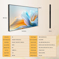 Digital Signage Display 65 inch Wall Mount Digital Menu Board for Restaurants and Stores Advertising Screen 700 nits Ultra-High Brightness 4K UHD Free Web Content Editor Android 4GB + 32GB