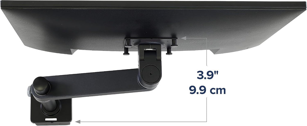 Ergotron – NX Single Monitor Arm, VESA Desk Mount – for Monitors Up to 34 Inches, 0 to 18 lbs – Matte Black