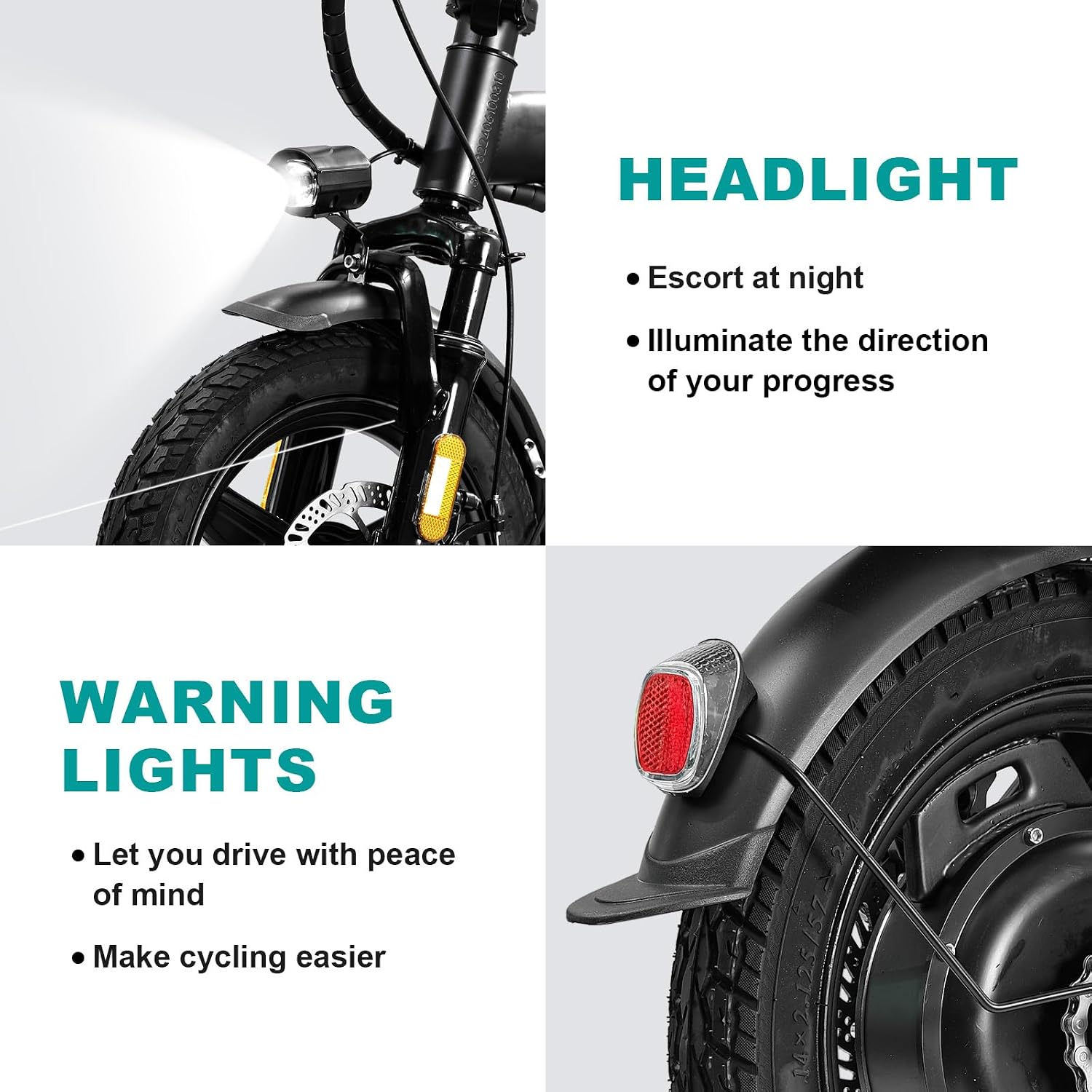 Electric Bike for Adults and Teens, 560-740W Motor, 20-25MPH Compact Commuter Folding Ebike, 32 Miles Range, 48V 10Ah Battery, 3-Level Pedal Assist, 14' Foldable Electric Bicycle, UL 2849 Certified
