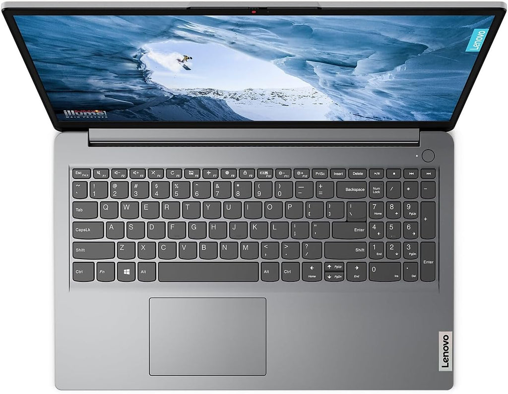 Lenovo IdeaPad 1i 15.6' HD Laptop (8GB RAM, 384GB (256GB SSD+128GB eMMC), 1-Year Microsoft Office 365, Intel Celeron N4500) for Student, Home, Business, Numeric Keypad, HDMI, Wi-Fi 6, Win 11 Home in S