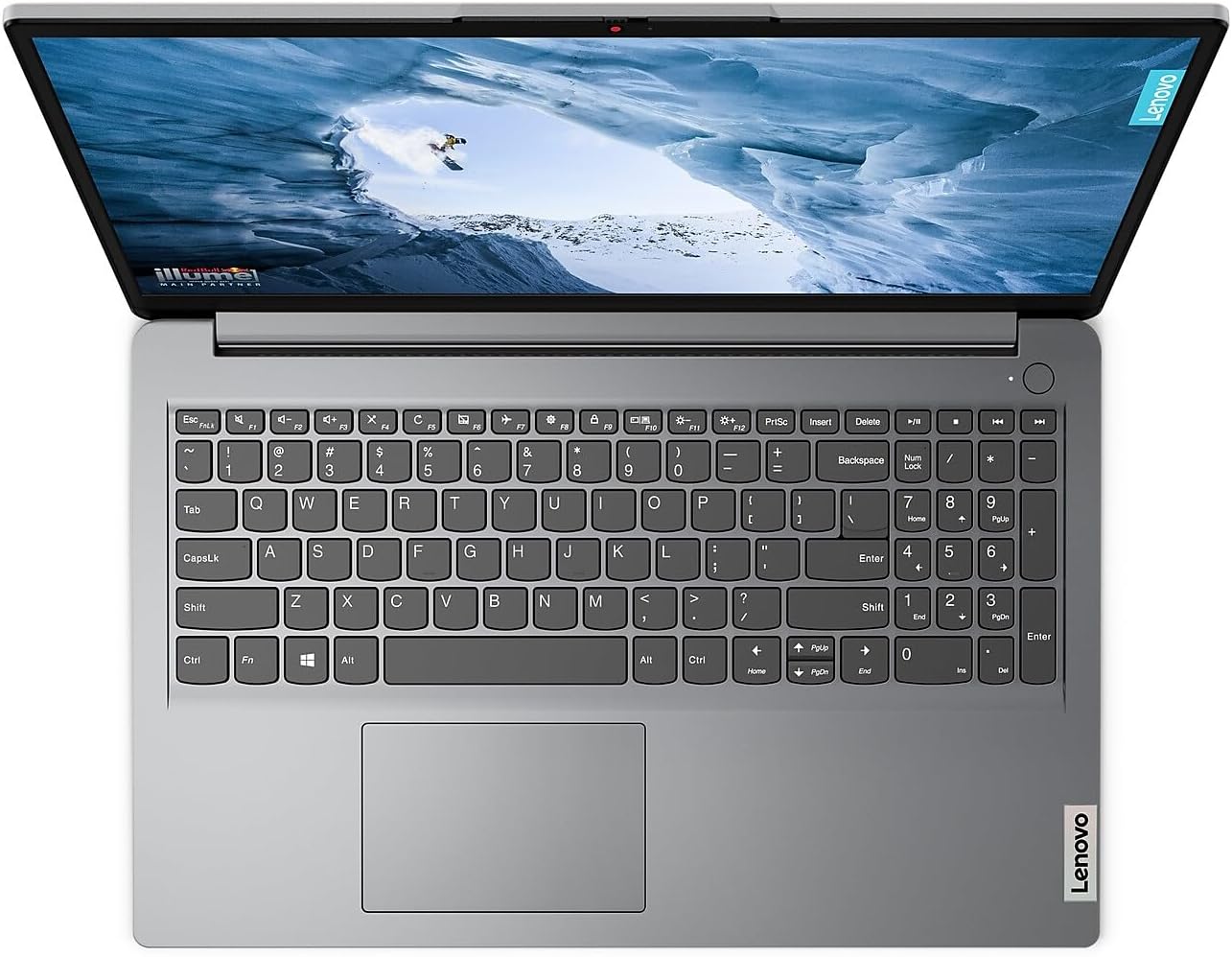 Lenovo IdeaPad 1i 15.6' HD Laptop (8GB RAM, 384GB (256GB SSD+128GB eMMC), 1-Year Microsoft Office 365, Intel Celeron N4500) for Student, Home, Business, Numeric Keypad, HDMI, Wi-Fi 6, Win 11 Home in S