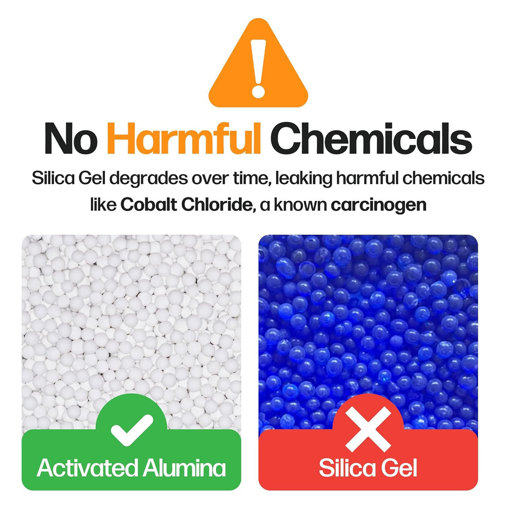 Slice Engineering (16lb) Activated Alumina Desiccant Beads | 10X More Powerful Than Silica Gel | Infinitely Rechargeable | Prevent Wet Filament | Reusable Desiccant | Made in The USA