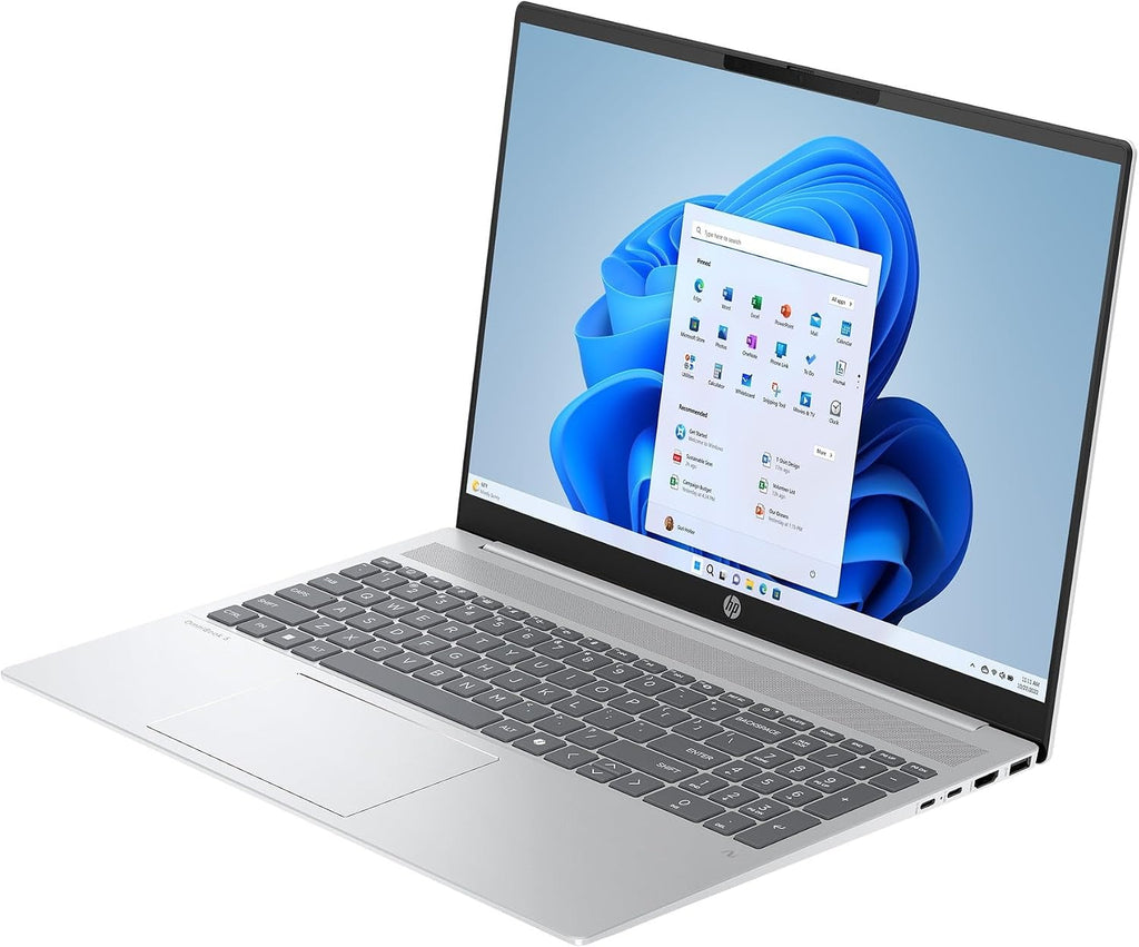 HP Omnibook 5 16' WUXGA Touch Screen Laptop| Intel Core Ultra 7 255U |Intel Graphics| Copilot |Backlit | Silver | 16GB RAM DDR5 | 1024GB SSD |Windows 11 Home |Bundle with HDMI Cable