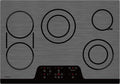 30 Inch Electric Cooktop 5 Burners, ETL & FCC Certificated, Sync Burner, Quick Boil, Keep Warm, 9 Heating Level, Timer, Child Lock & Auto Shutdown, Drop-in Electric Stove Top,Grey