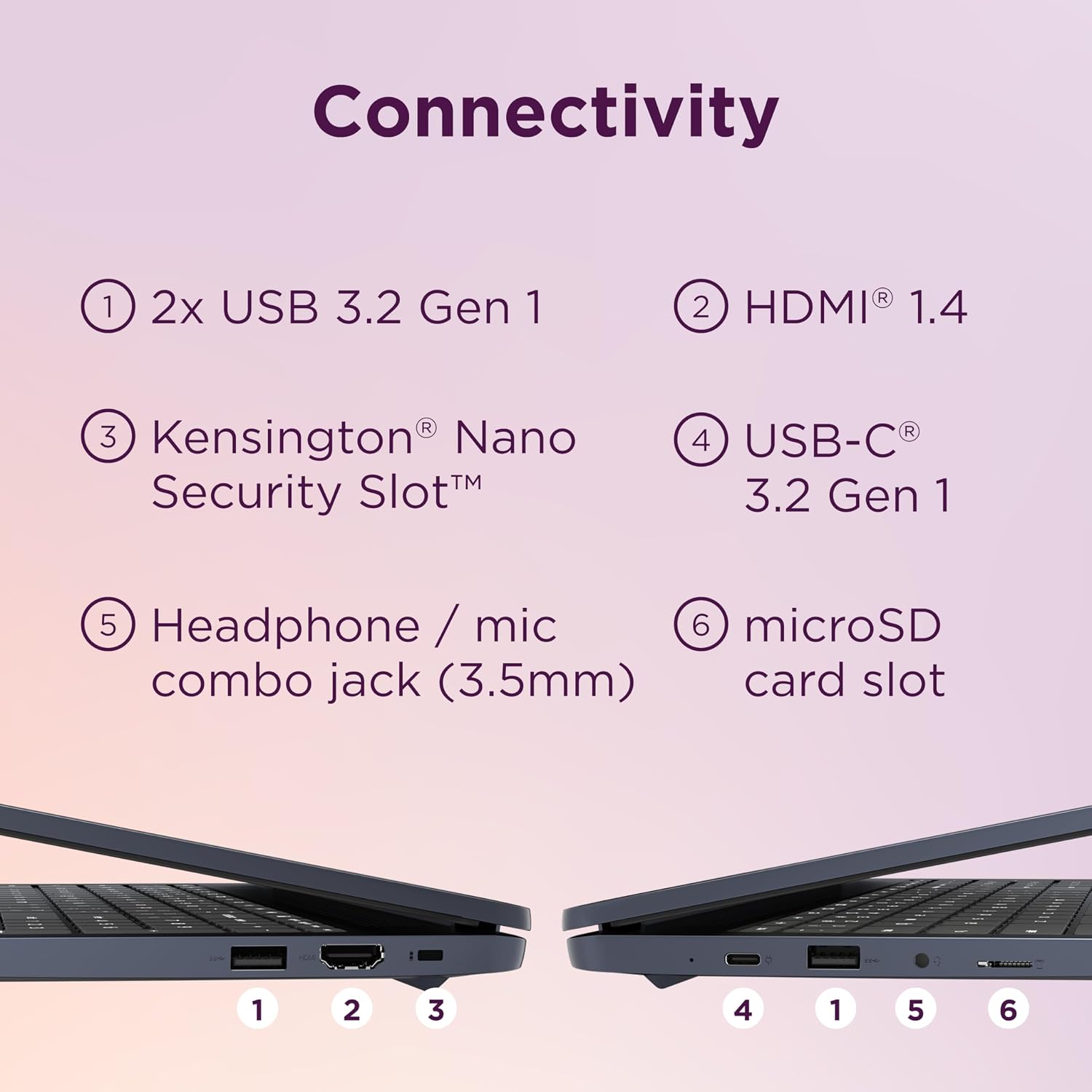 Lenovo IdeaPad 3i Chromebook 15.6' FHD Display | Intel Celeron N4500 | Intel UHD Graphics | HDMI | Abyss Blue | 8GB RAM | 64GB SSD | Chrome OS | Bundle with USB 3.0 Hub
