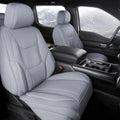 Coverland Custom Car Seat Covers Compatible with 2004-2008 Toyota Solara Convertible - Premium Leather Non-Slip Memory Foam Waterproof Seat Cover Custom fit Interior Protector [Front-Gray]