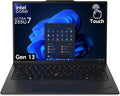 Lenovo Gen 13 ThinkPad X1 Carbon Touchscreen Laptop with Intel Ultra 7 255U Processor, 14' WUXGA 100% sRGB, 32GB DDR5 RAM, 1TB NVMe Performance SSD, FHD+ IR+ RGB Camera, and Windows 11 Pro