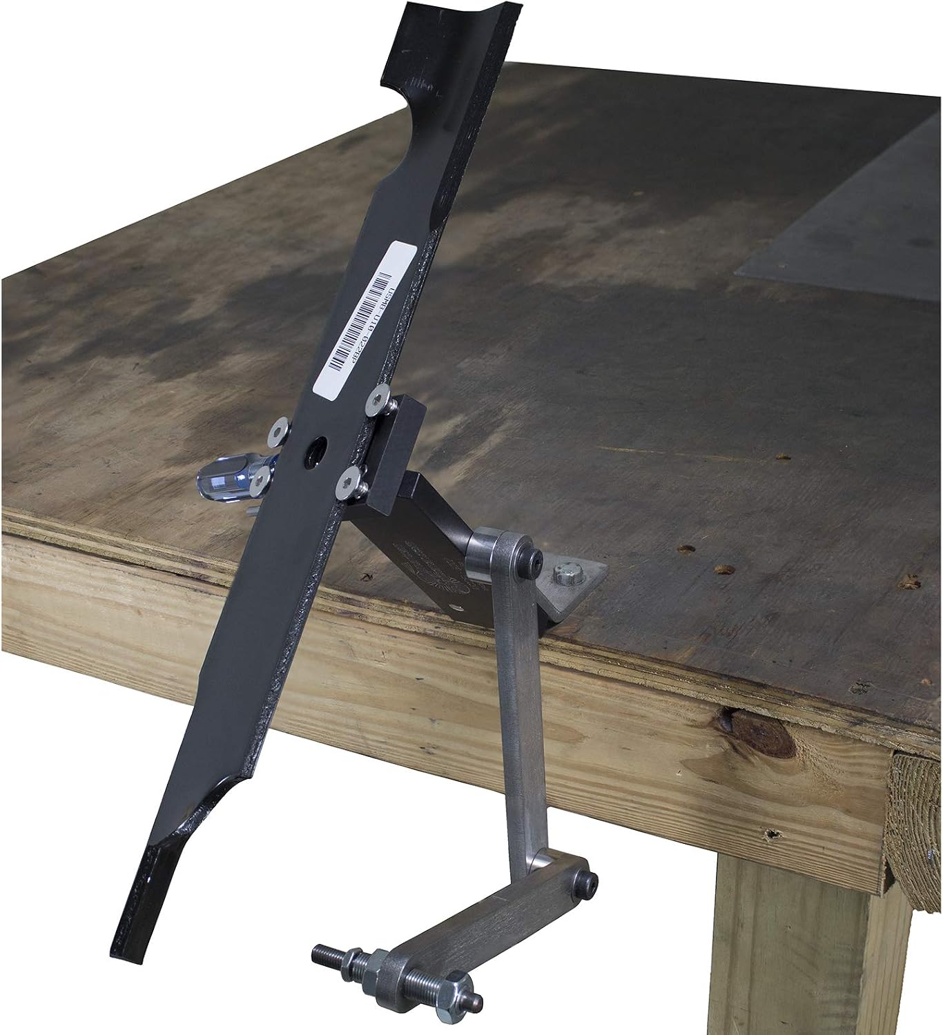 All American Sharpener 5002 Sharpener Kit for Standard Straight Lawn Mower Blades – Includes Angle Grinder and Wheel for Easy Blade Maintenance