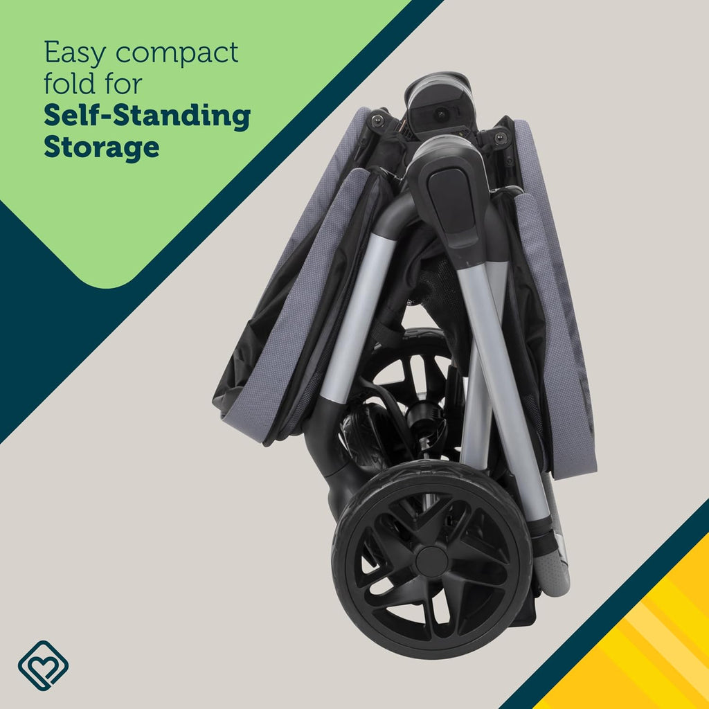 Safety 1st Summit Wagon Stroller fits 2 Kids Includes Removable Child Tray and 2 Cup Holders, Wave Runner (CV450HBO)