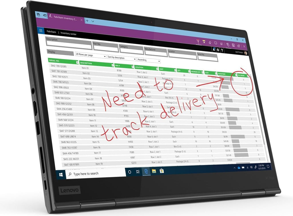 Lenovo ThinkPad X1 Yoga 4th Gen 20QF0007US 14' Touchscreen 2 in 1 Ultrabook - 1920 x 1080 - Core i5 i5-8365U - 16 GB RAM - 256 GB SSD - Gray - Windows 10 Pro 64-bit (Renewed)