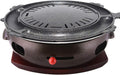 BBQ Barbeque Barbecue Grill, BBQ, Korean Household Charcoal Grill, Large Cast Iron Barbecue Meat Stove, Stainless Steel Grill Pan, 9 Styles (Color : H)