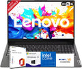 Lenovo Newly Released V15 Business Laptop(2025/2026 Edition) with Microsoft Office, Intel Powerful CPU, 16GB RAM, 1TB SSD, 15.6' FHD Display, Ultra Quiet Design, Long Battery Life, Windows 11, WOWPC
