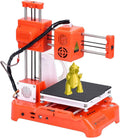 Mini 3D Printer,3D Printer Mini Desktop Printing Machine for Kids 100x100x100mm Print Size Removable Platform One-Key Printing with TF Card PLA for Beginners Household Education,Orange