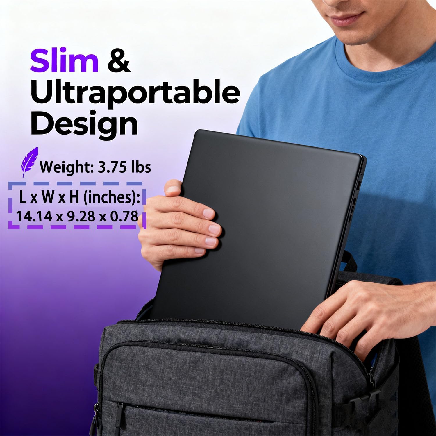 Lenovo IdeaPad Slim • 15.6' Business Laptop • 12GB DDR4RAM • 256GB SSD • Intel 4 Core Processor • Privacy Shutter • Dolby Audio • Copilot AI • Windows 11 Home