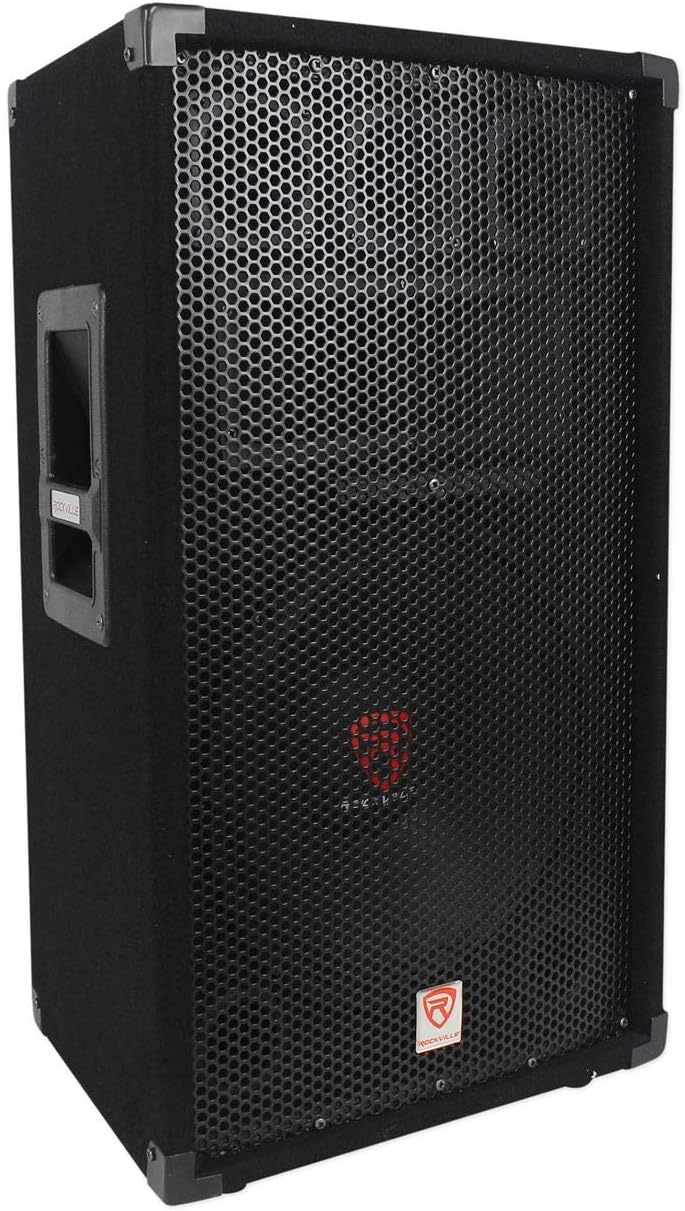 Rockville RSG12 12-Inch 1000 Watt 8-Ohm 3-Way Passive PA Speaker, High-Power Audio, Durable Build, Wide Dispersion, for DJs and Live Events