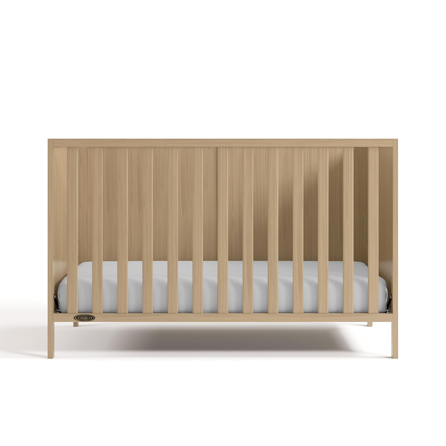 Graco Theo 3-in-1 Convertible Baby Crib - GREENGUARD Gold Certified, Converts to Toddler Bed & Daybed, Fits Standard Full-Size Baby Crib Mattress, 4 Adjustable Mattress Heights (Driftwood)