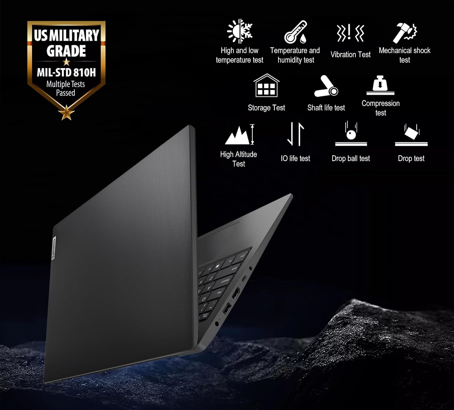 Lenovo V15 Gen 4 (15.6' FHD Anti-Glare, 13th Intel Core i5-13420H (Beat i7-1255U), 16GB RAM, 512GB SSD) for Business, Home, Military Grade, Ethernet, Webcam, IST Hub, Win 11 Pro w/AI Copilot, Black