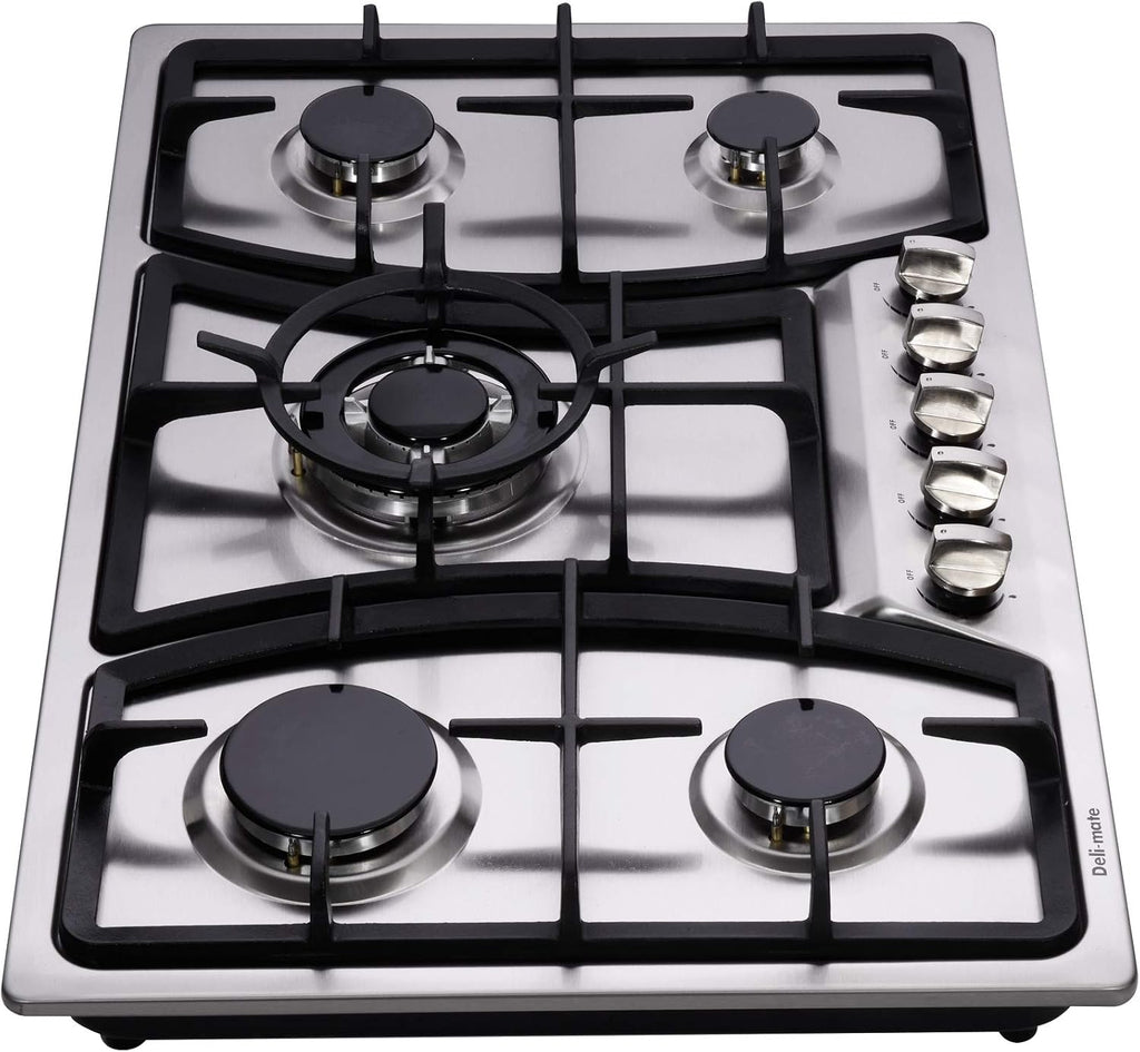 30 Inch Gas Cooktop LPG/NG Convertible Gas Burner Stainless Steel Gas Hob Built-In Gas Cooktop DM527-SA03Z Gas Stovetop