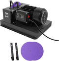 Lawn Mower Blade Sharpener, 3HP 500W Bench Grinder with 2 Sandpapers 2 Brackets, 1700 RPM Powerful Bench Mower Sharpening Machine for High/Low Lift Blades, Gator Blades
