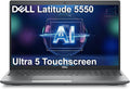 Dell Latitude 5550 5000 Business AI PC Laptop, 15.6' FHD Touchscreen, Intel 12-Core Ultra 5 135H (> i7-1355U), IR Webcam, IST Computer Customized 16GB/32GB/64GB DDR5 RAM, 512GB/1TB/2TB SSD, Win 11 Pro