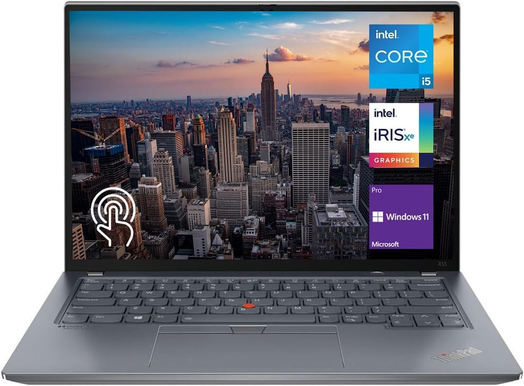 Lenovo ThinkPad X13 Gen 2 13.3' WUXGA Touchscreen Laptop, Intel i5-1135G7 Processor, 8GB RAM 1TB PCIe SSD, Backlit Keyboard, Fingerprint Reader, Webcam, Wi-Fi 6, Windows 11 Pro, Black